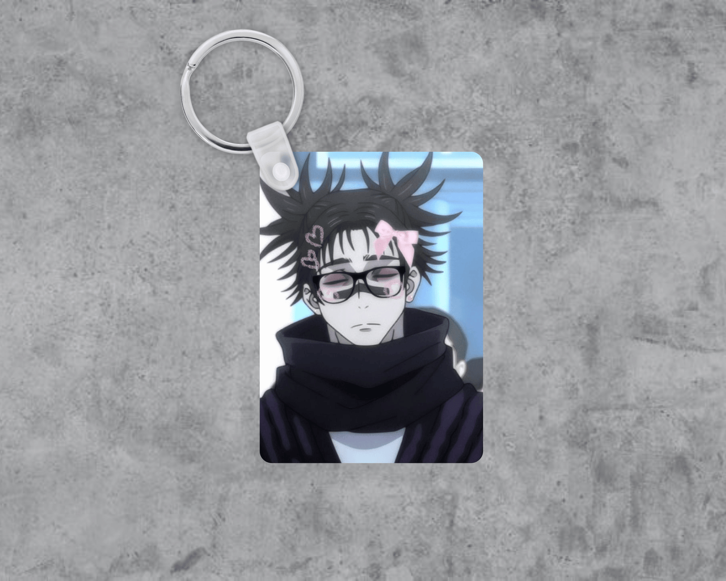 Coquette Anime Boyfriend Acrylic Keychain | Double-Sided 1.6" x 2.4"