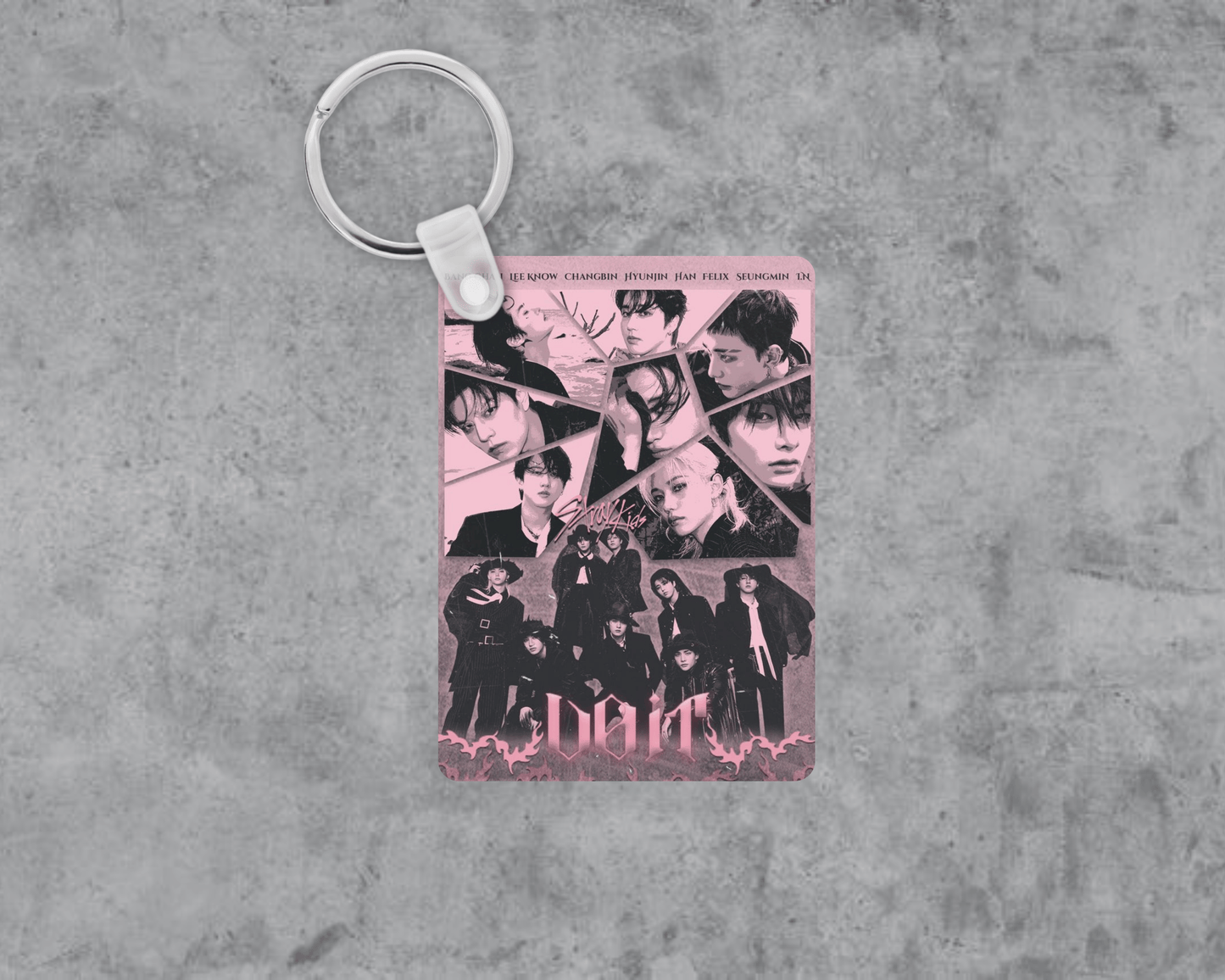 Kpop Straykids Do It Acrylic Keychain | Double-Sided 1.6" x 2.4"