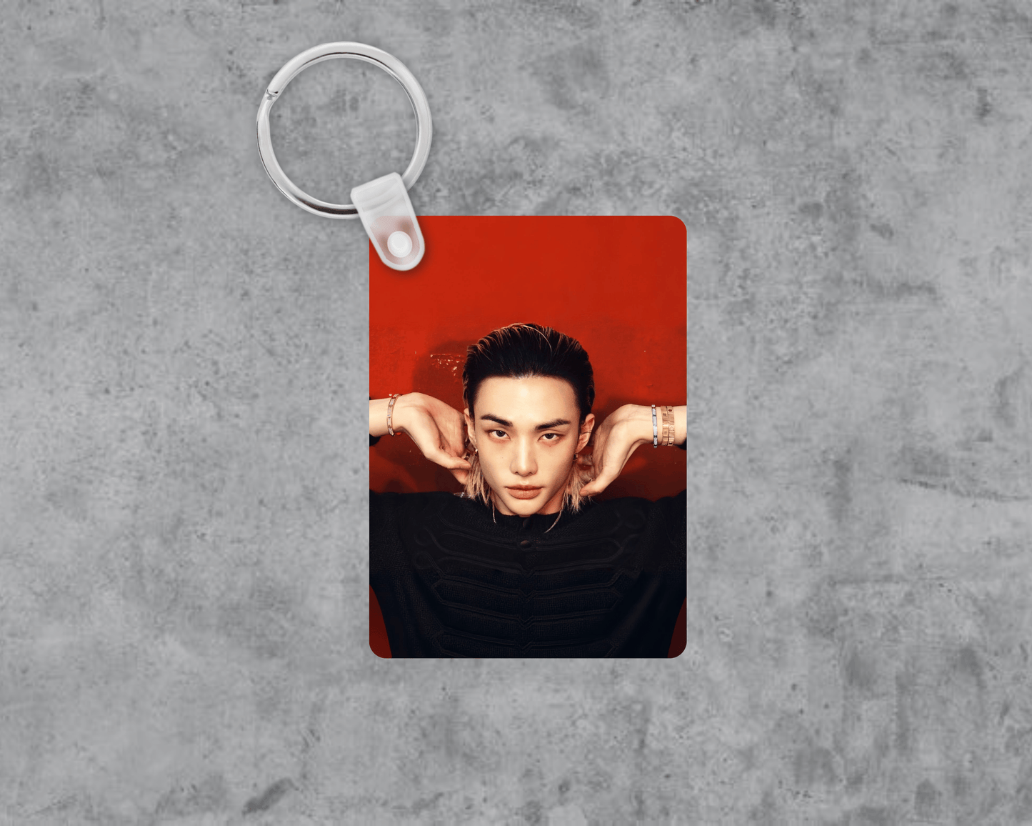 KPop Straykids Hyunjin Acrylic Keychain | Double-Sided 1.6" x 2.4"