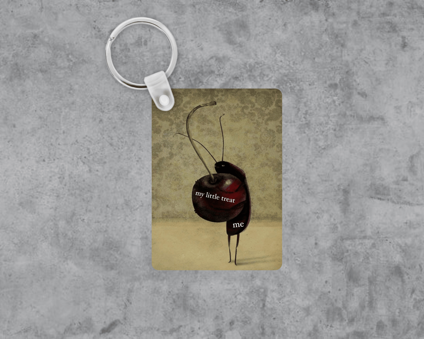 Need A Little Treat Acrylic Keychain | Double-Sided 1.6" x 2.4"