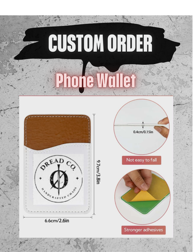 Custom Phone Wallet | Personalized Adhesive Card Holder