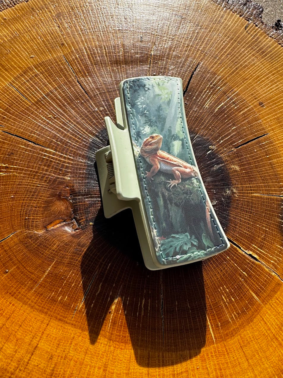 Bearded Dragon Claw Clip | 4" Double-Sided Hair Clip