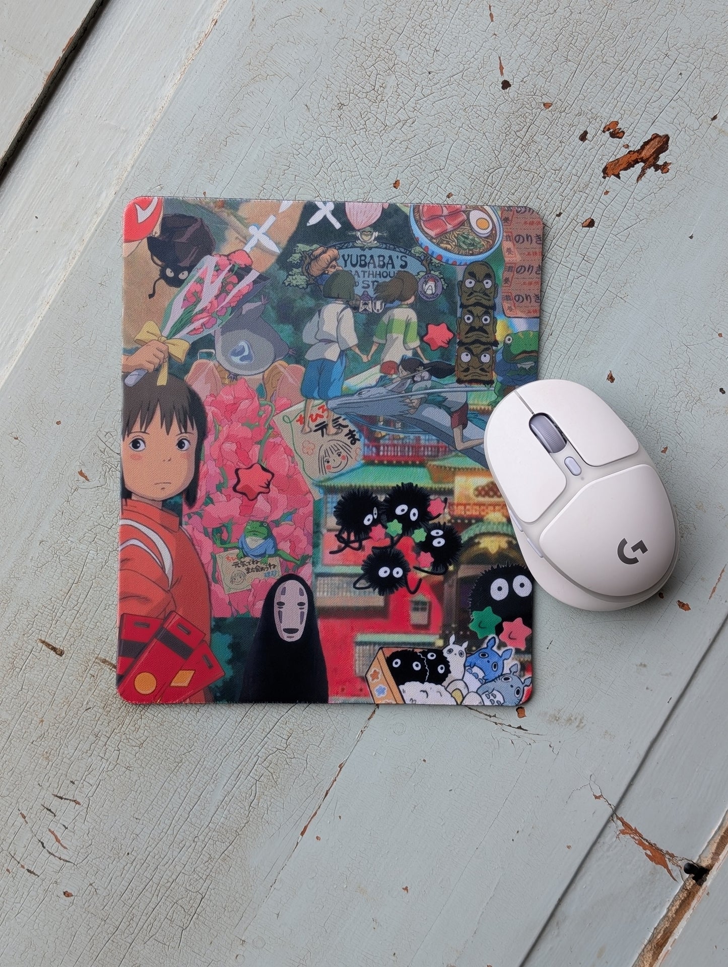Anime Soot Sprite Mouse Pad – Smooth Non-Slip Desk Mouse Pad (8.5 x 7.1 in)