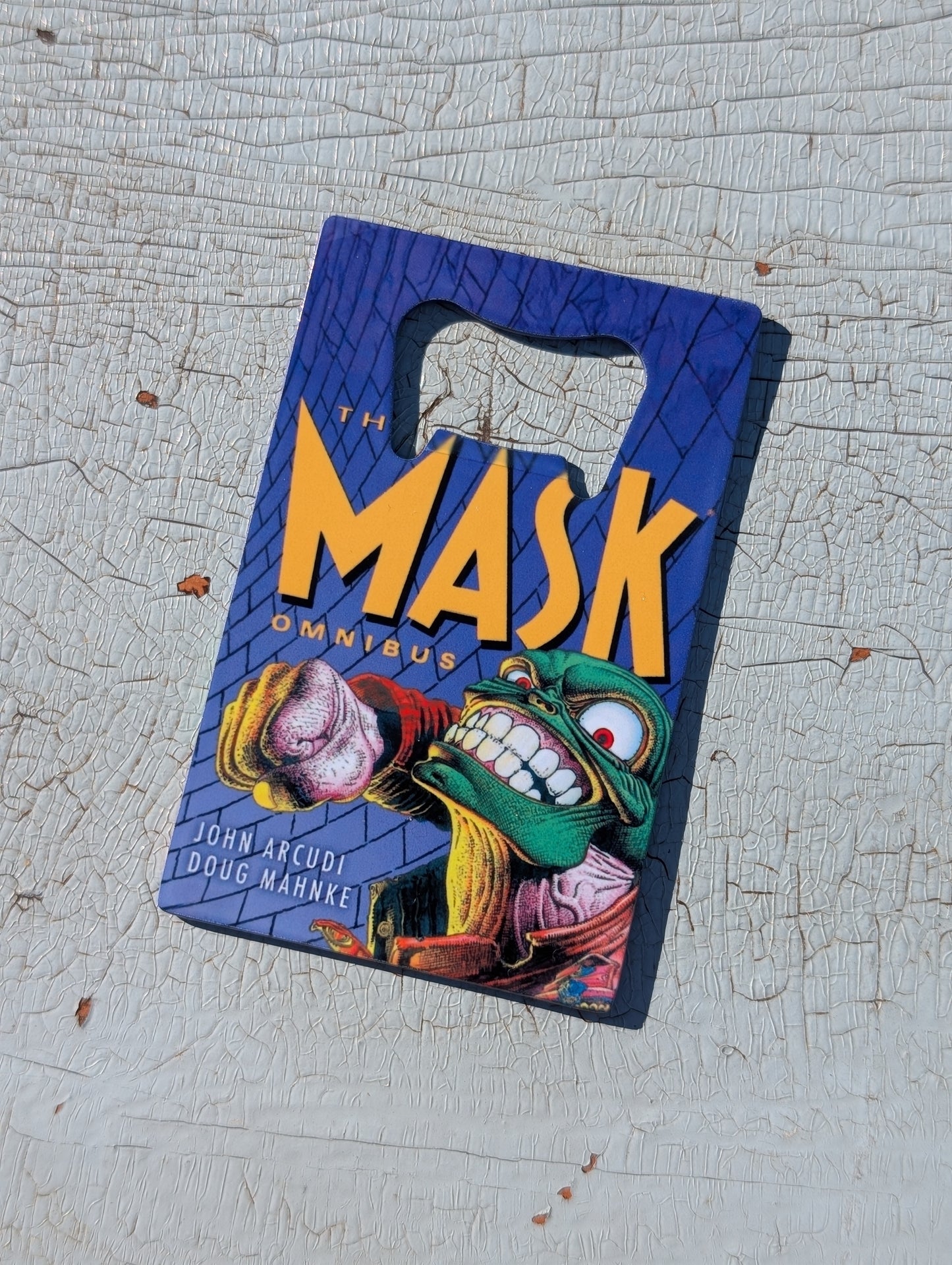 Green Mask Wallet Bottle Opener | Stainless Steel Card Bottle Opener