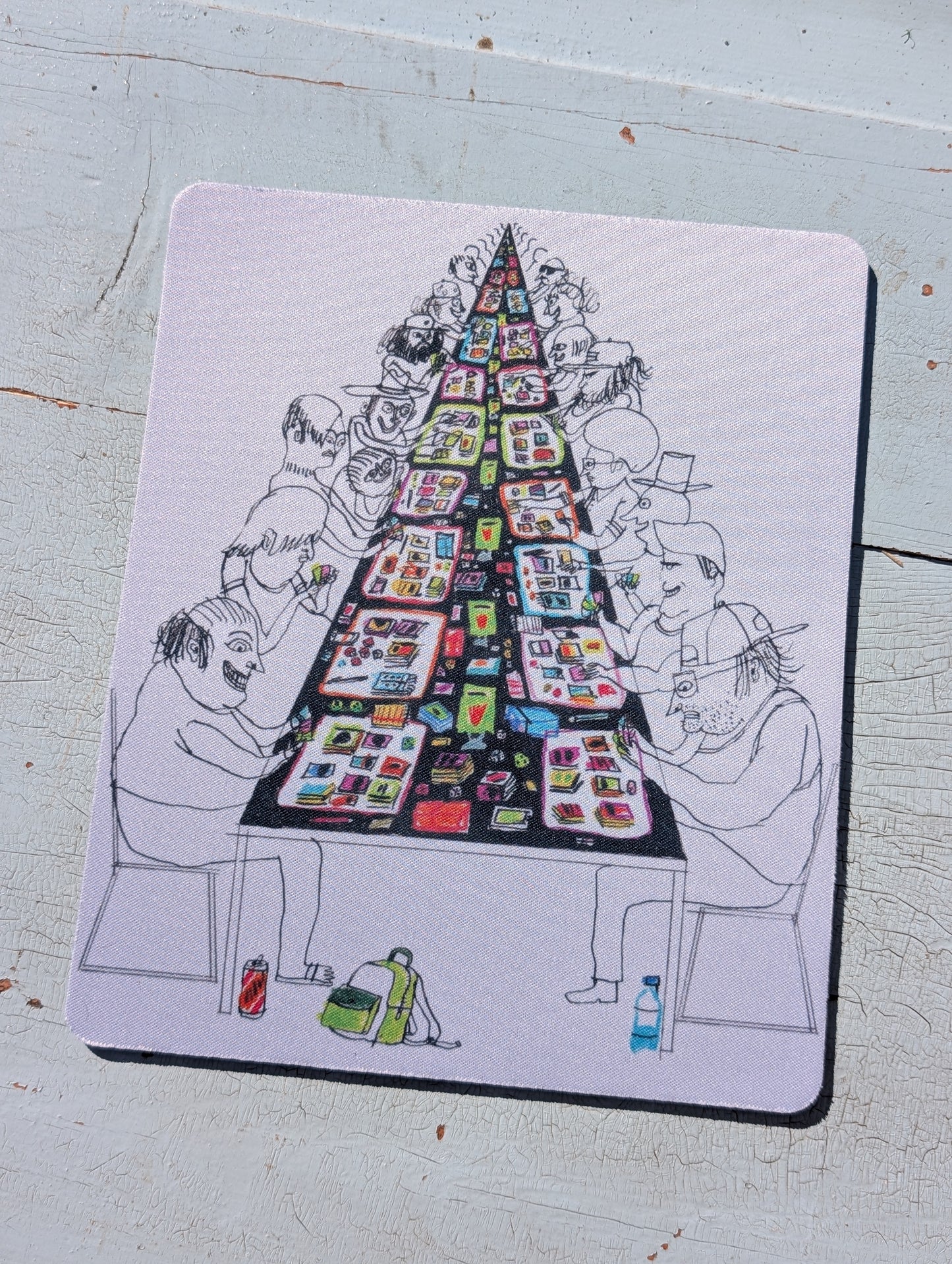 Card Game Table Mouse Pad – Smooth Non-Slip Desk Mouse Pad (8.5 x 7.1 in)