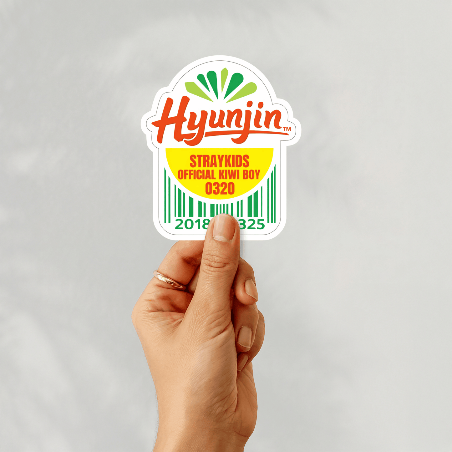 Hyunjin Kiwi Boy 3" Vinyl Sticker
