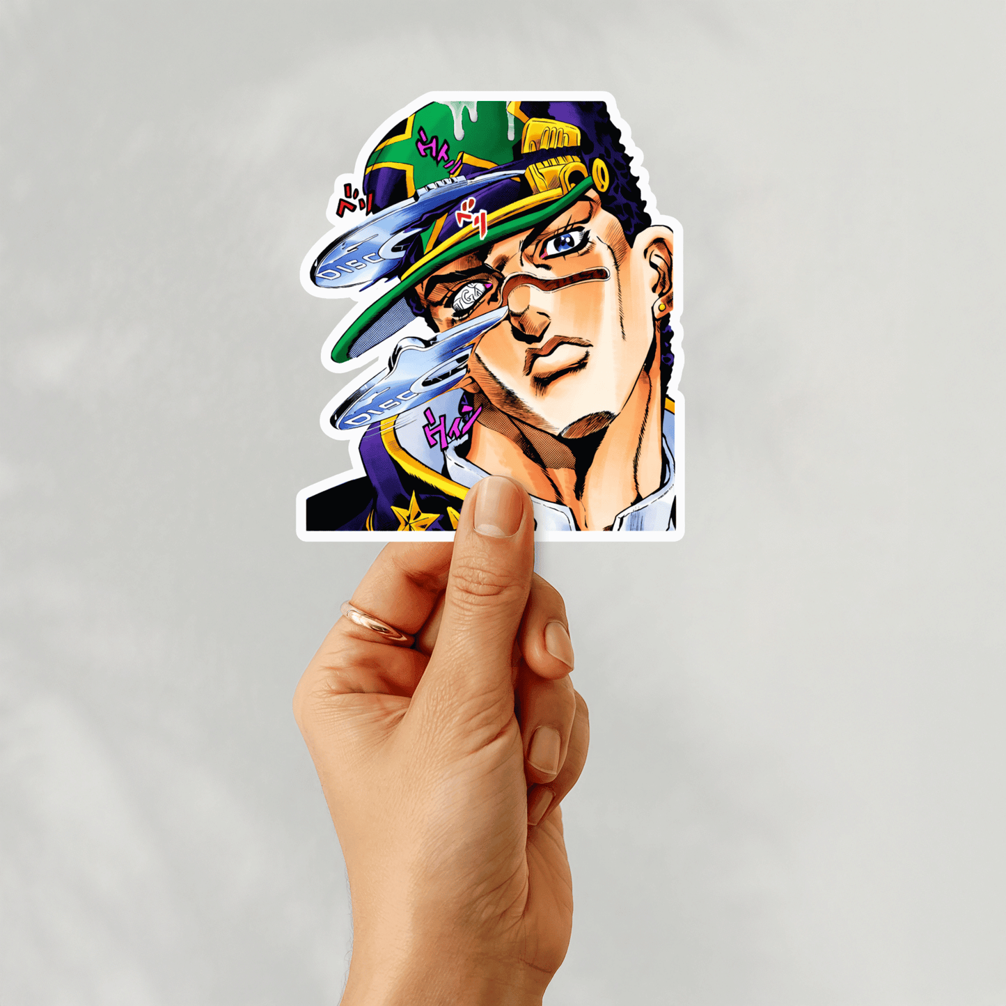 Anime Jotaro 3" Vinyl Sticker