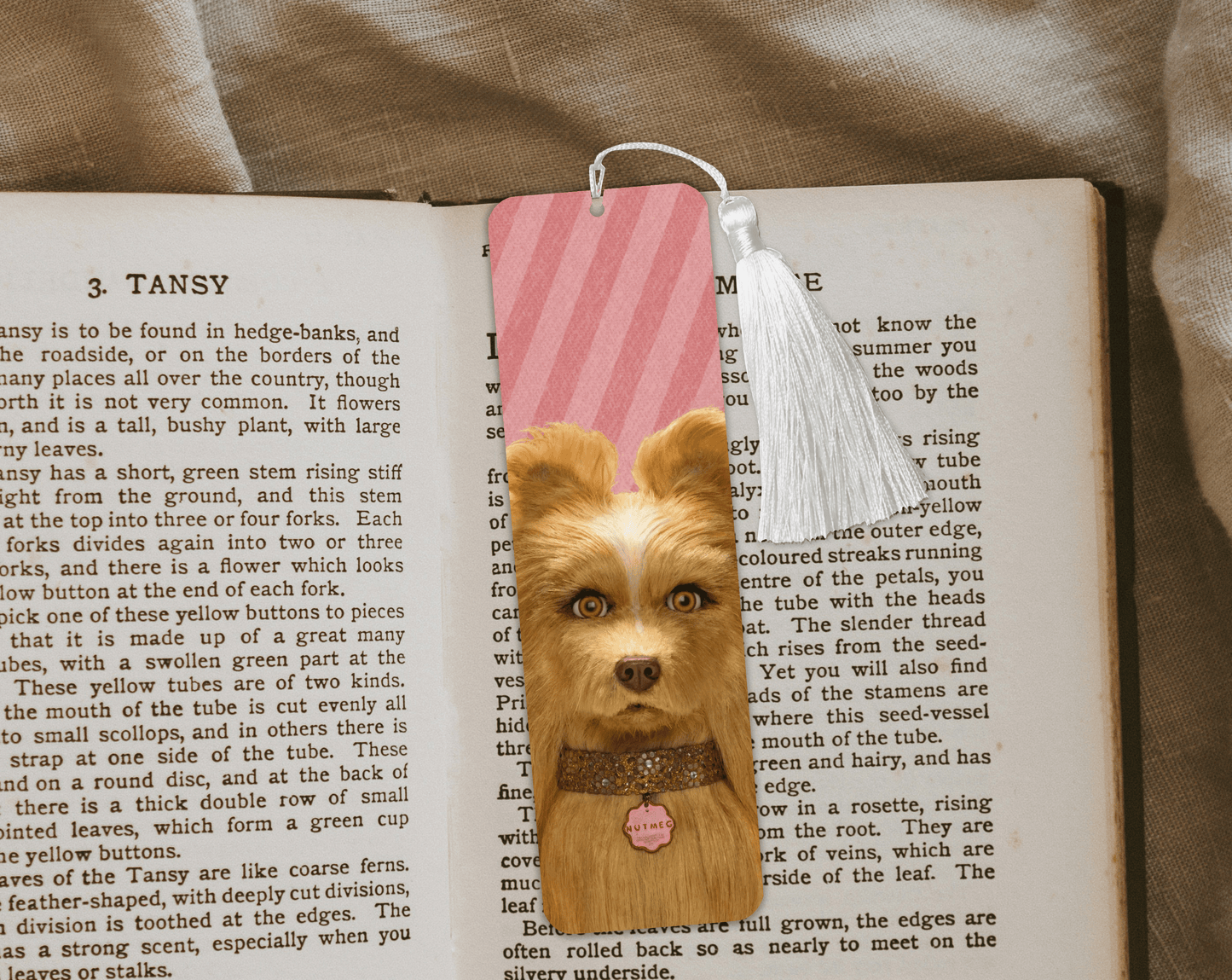Isle of Dogs Aluminum Bookmark | Double-Sided 2x6 Metal Bookmark