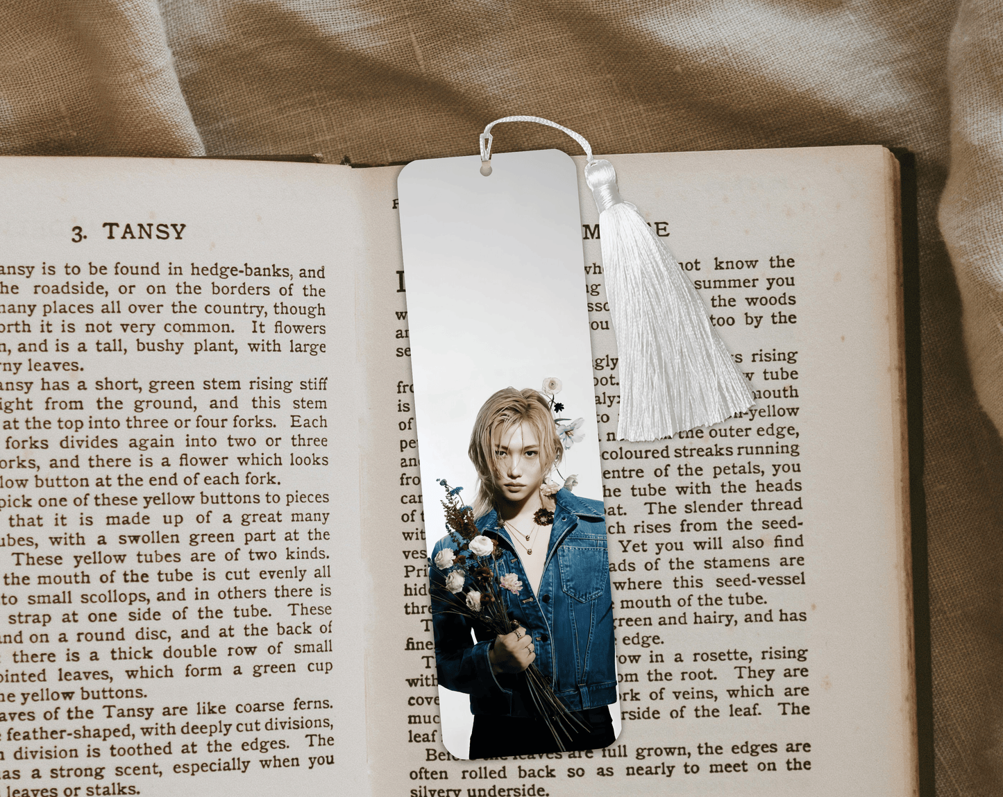 Straykids Felix Kpop Aluminum Bookmark | Double-Sided 2x6 Metal Bookmark