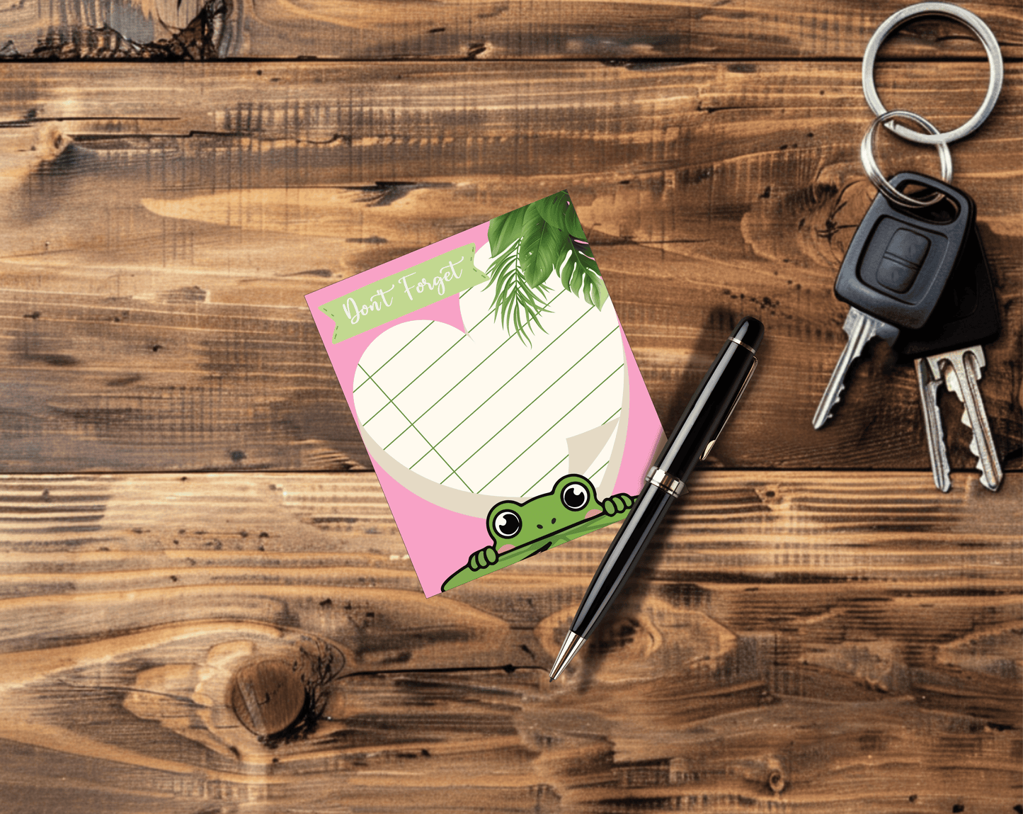 Frog Don't Forget Memo Pad | 3.5" x 4" Notepad – 40 Sheets