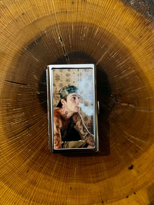 Bieber Fever Metal Cigarette Case | Slim Wallet & Card Holder