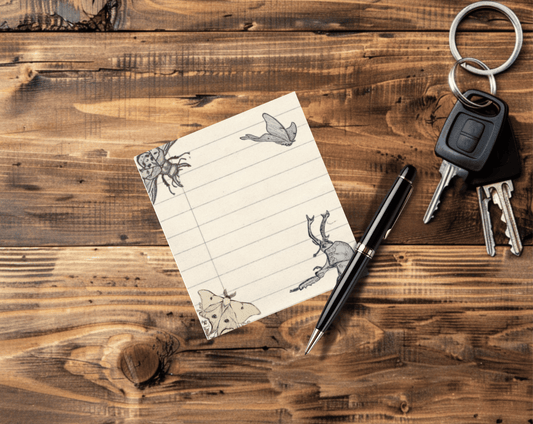 Doodle Bugs Memo Pad | 3.5" x 4" Notepad – 40 Sheets