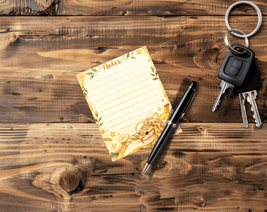 Banana Ball Python Memo Pad | 3.5" x 4" Notepad – 40 Sheets