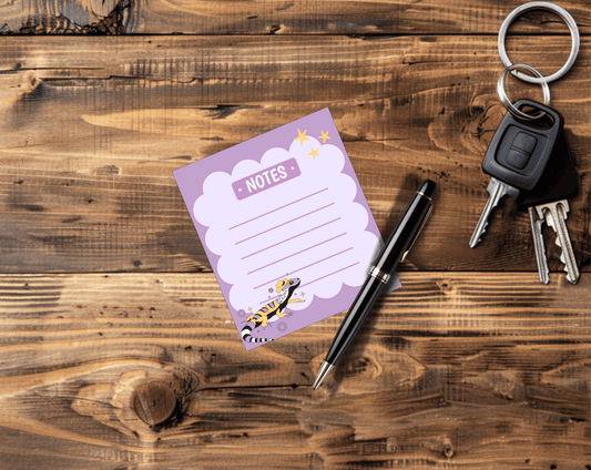 Western Lizard Memo Pad | 3.5" x 4" Notepad – 40 Sheets
