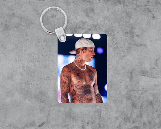 Bieber Fever Acrylic Keychain | Double-Sided 1.6" x 2.4"