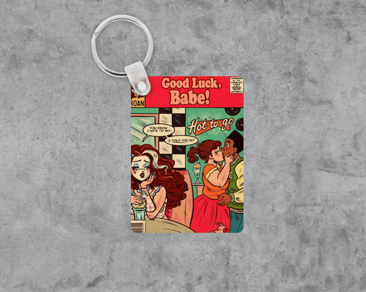 Hot to Go Acrylic Keychain | Double-Sided 1.6" x 2.4"