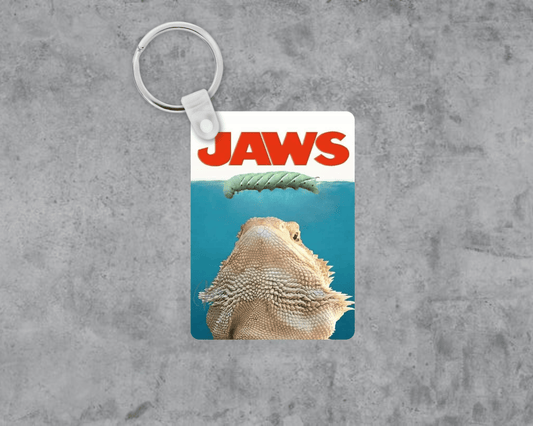 Bearded Dragon Jaws Acrylic Keychain | Double-Sided 1.6" x 2.4"
