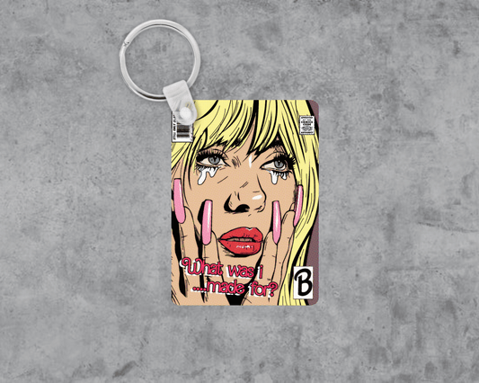 Billie Barbie Acrylic Keychain | Double-Sided 1.6" x 2.4"