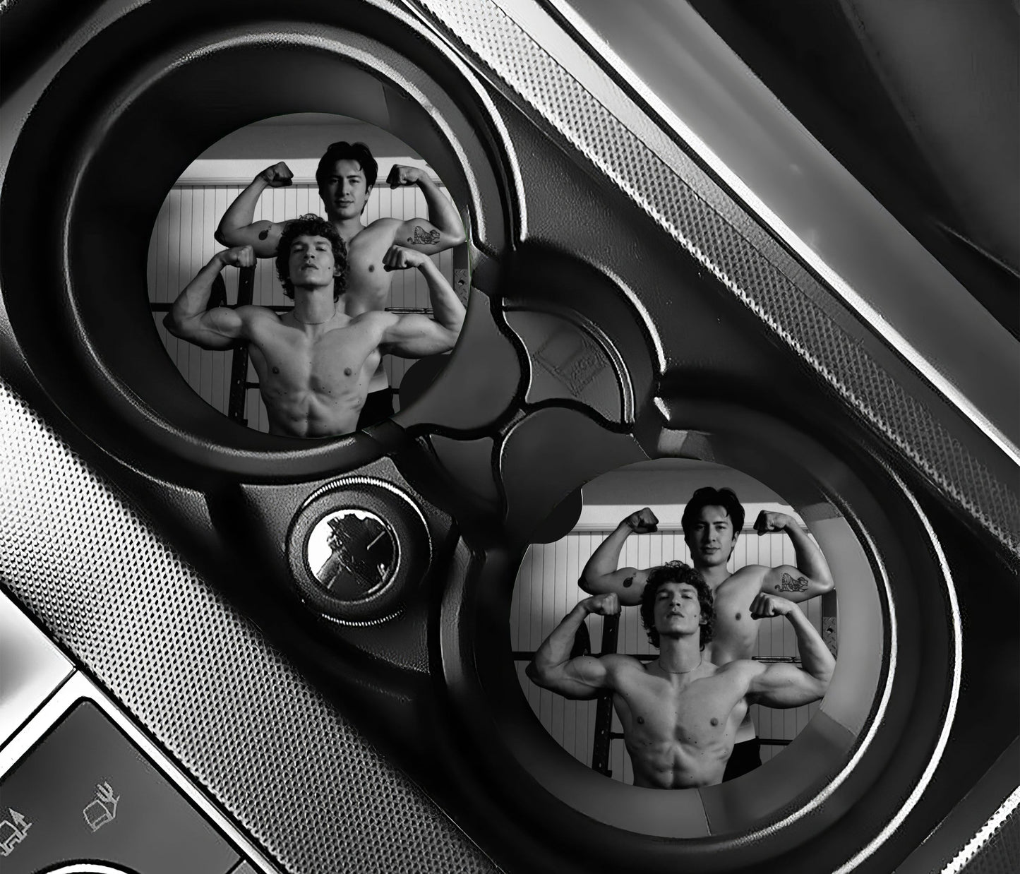 BookTok Hockey Romance Car Coasters • 2.75" Cup Holder Inserts • Spicy Reader Car Accessories