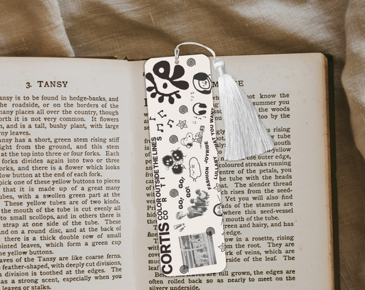 Kpop COER Aluminum Bookmark | Double-Sided 2x6 Metal Bookmark