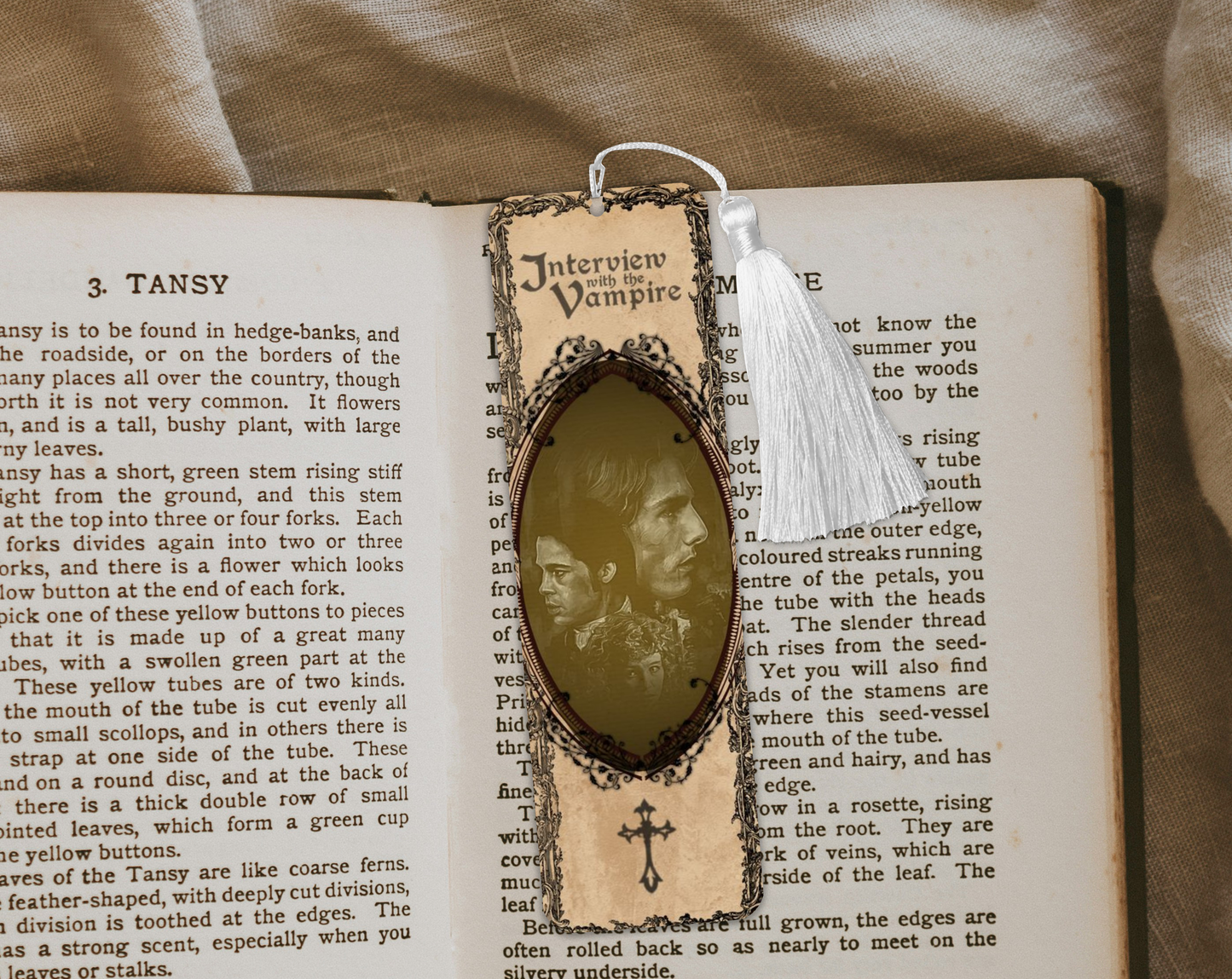 Vampire Interview Aluminum Bookmark | Double-Sided 2x6 Metal Bookmark