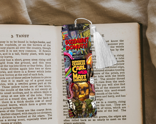 Dungeon Crawler Carl Aluminum Bookmark | Double-Sided 2x6 Metal Bookmark