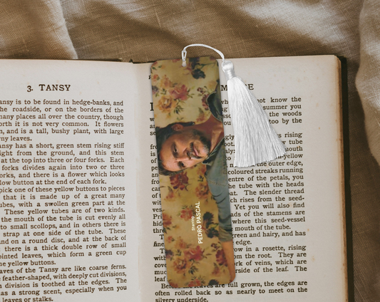 P. Pascal Romance Aluminum Bookmark | Double-Sided 2x6 Metal Bookmark