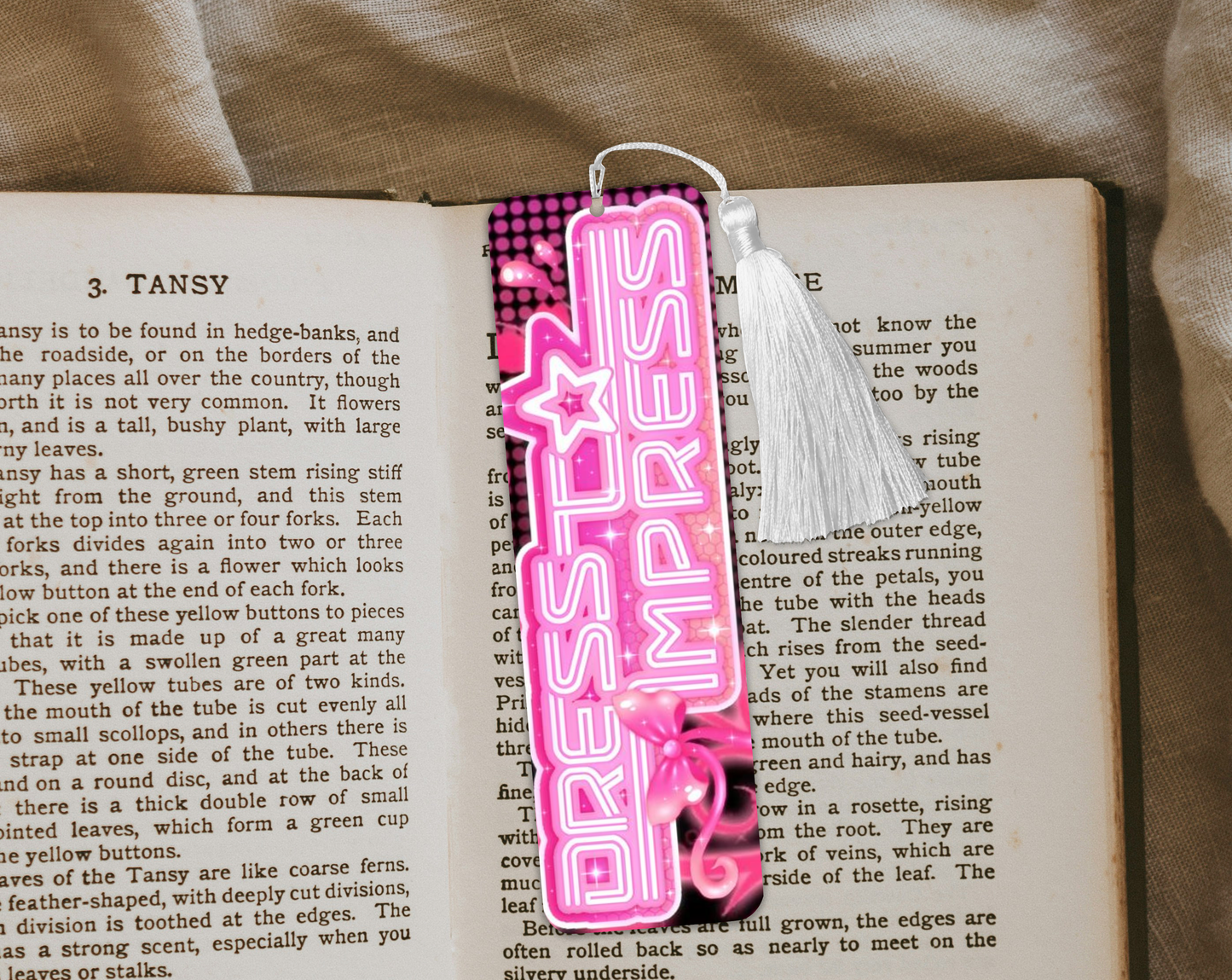 Roblox Dress to Impress Aluminum Bookmark | Double-Sided 2x6 Metal Bookmark