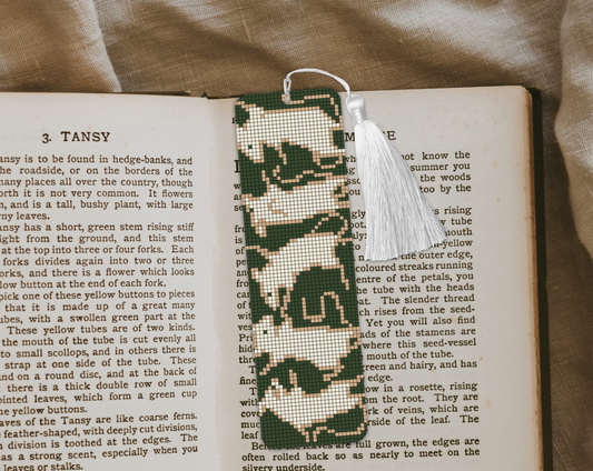 Stitched Dancing Rats Aluminum Bookmark | Double-Sided 2x6 Metal Bookmark