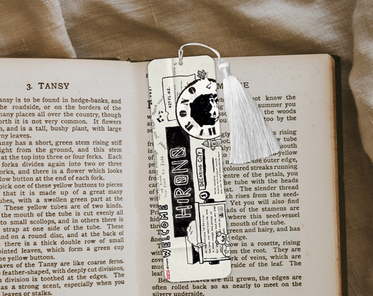 Hirino Aluminum Bookmark | Double-Sided 2x6 Metal Bookmark