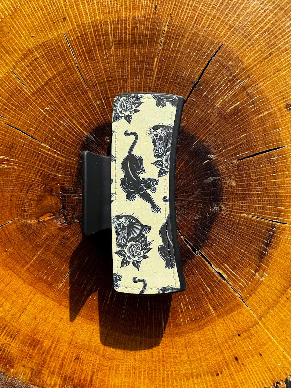 Tattoo Panther Claw Clip | 4" Double-Sided Hair Clip