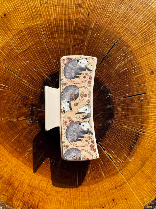 Opposum Claw Clip | 4" Double-Sided Hair Clip