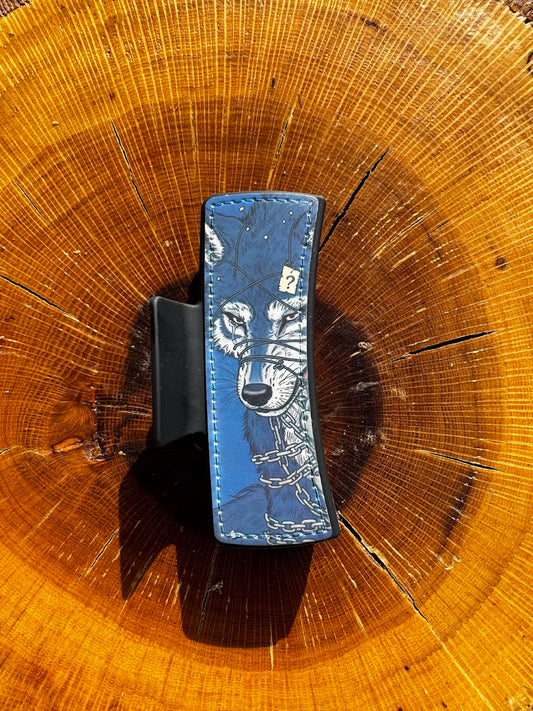 Chained Wolf Claw Clip | 4" Double-Sided Hair Clip