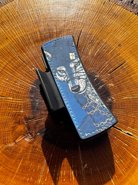 Chained Wolf Claw Clip | 4" Double-Sided Hair Clip