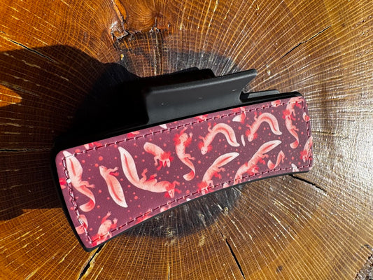 Axolotl Claw Clip | 4" Double-Sided Hair Clip