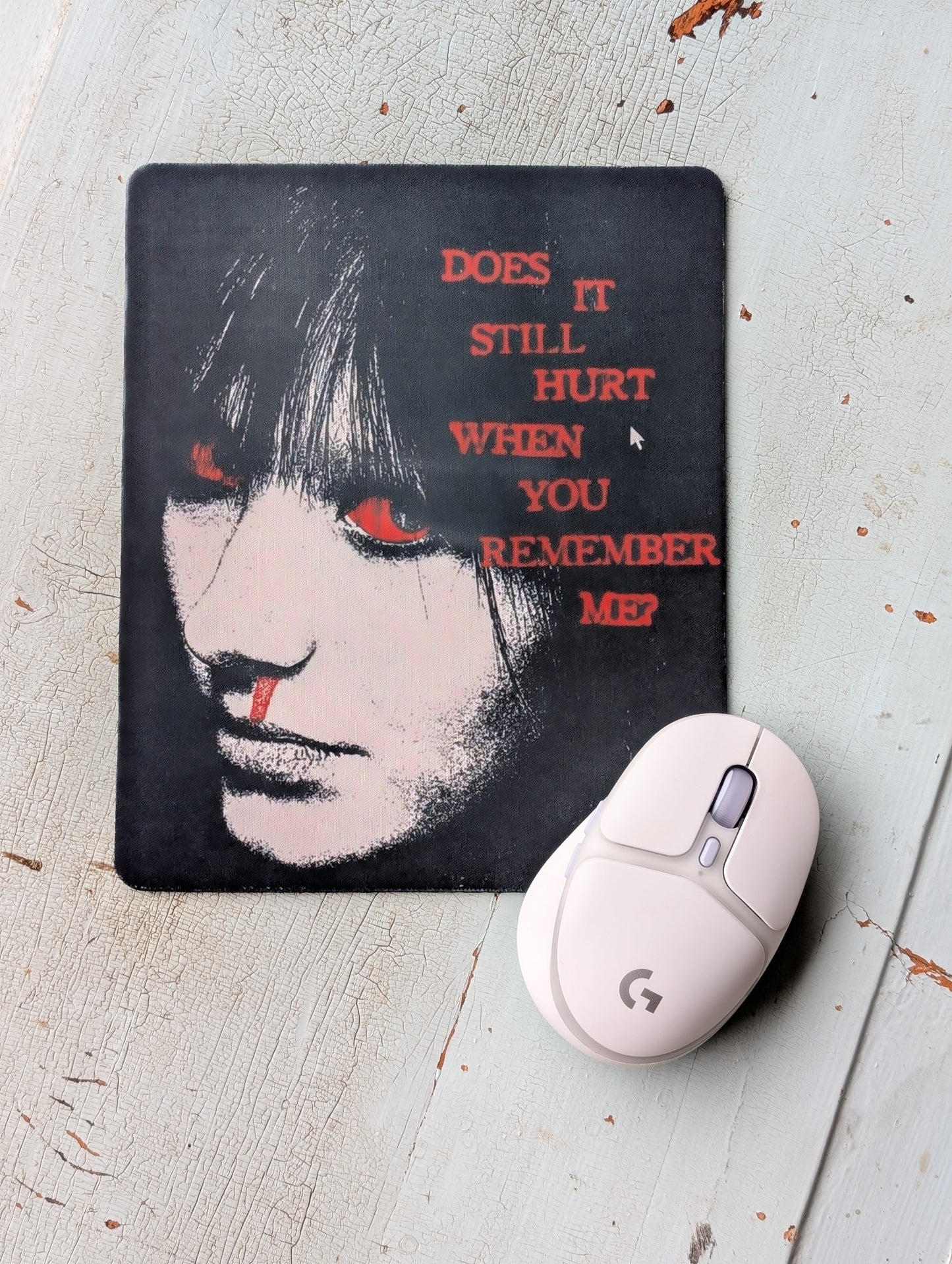 Grunge Aesthetic Mouse Pad – Smooth Non-Slip Desk Mouse Pad (8.5 x 7.1 in)