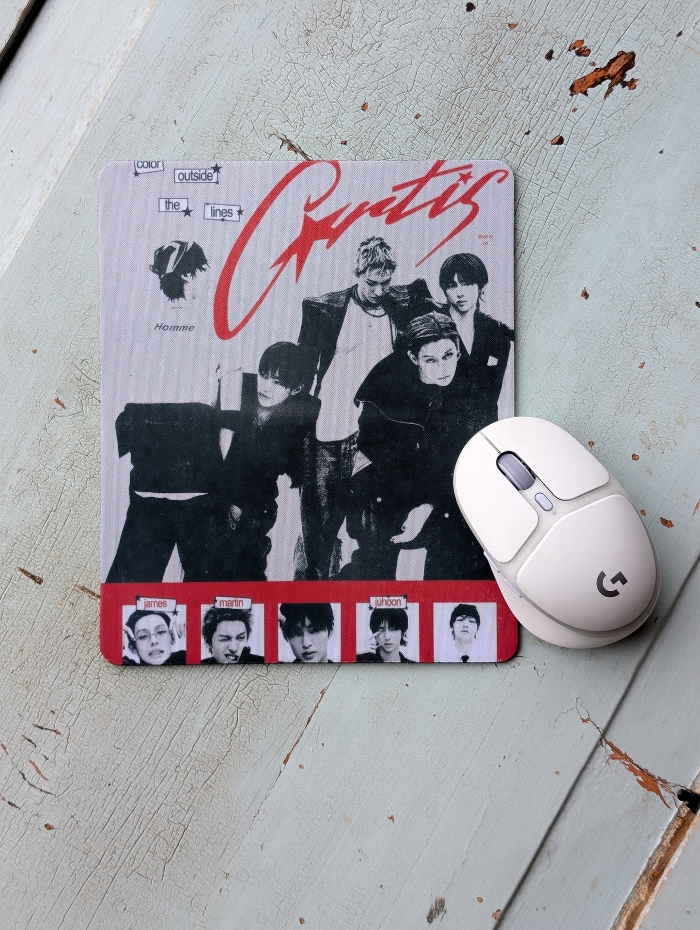 Kpop Cortis Mouse Pad – Smooth Non-Slip Desk Mouse Pad (8.5 x 7.1 in)