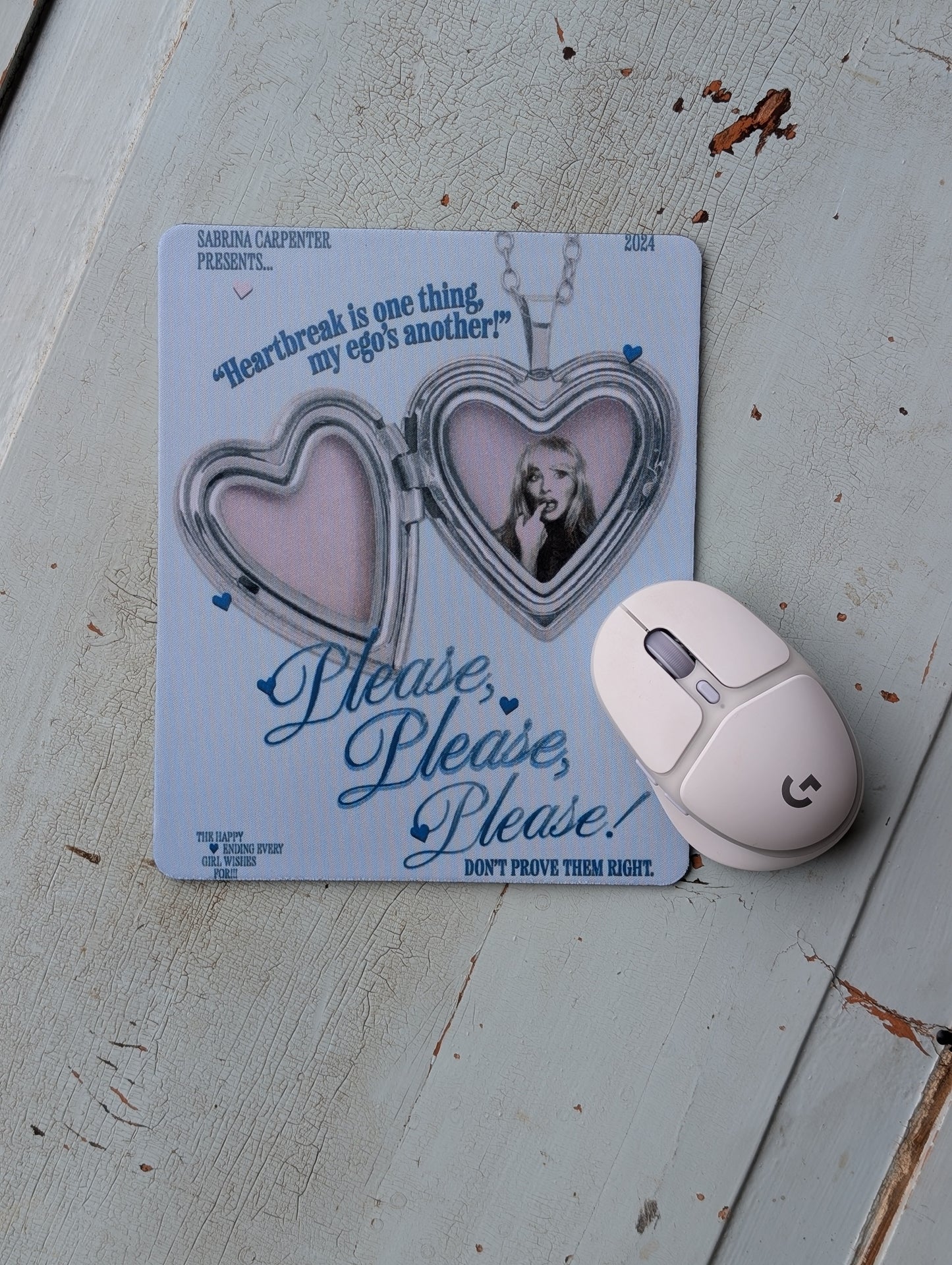 Please Please Please Mouse Pad – Smooth Non-Slip Desk Mouse Pad (8.5 x 7.1 in)