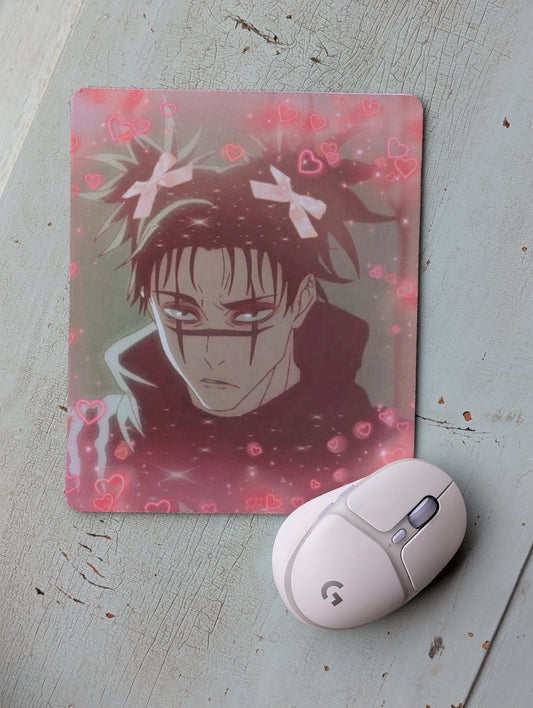 Anime Boyfriend Coquette Cursed Energy Mouse Pad – Smooth Non-Slip Desk Mouse Pad (8.5 x 7.1 in)