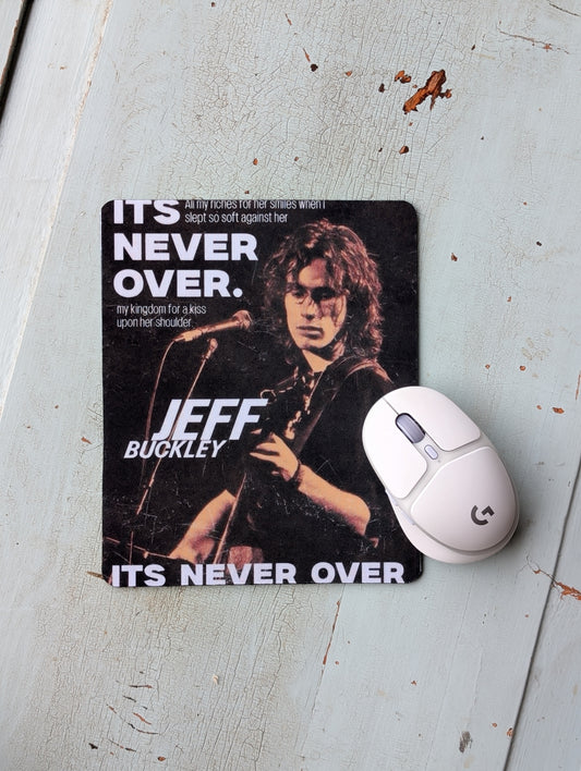 Jeff Buckley Mouse Pad – Smooth Non-Slip Desk Mouse Pad (8.5 x 7.1 in)