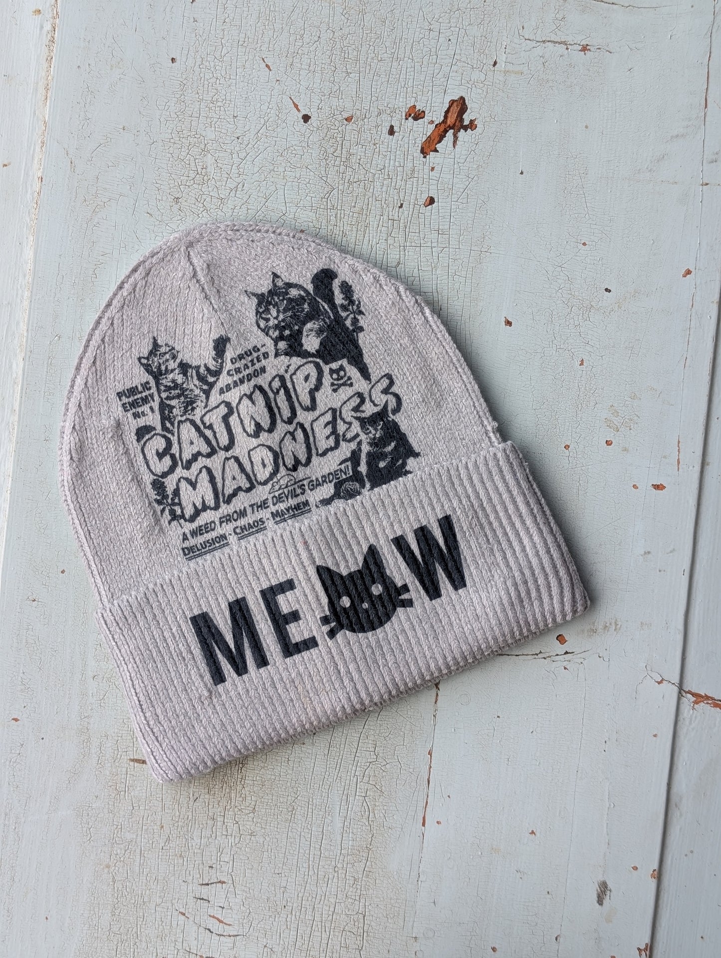 Catnip Madness Knit Beanie