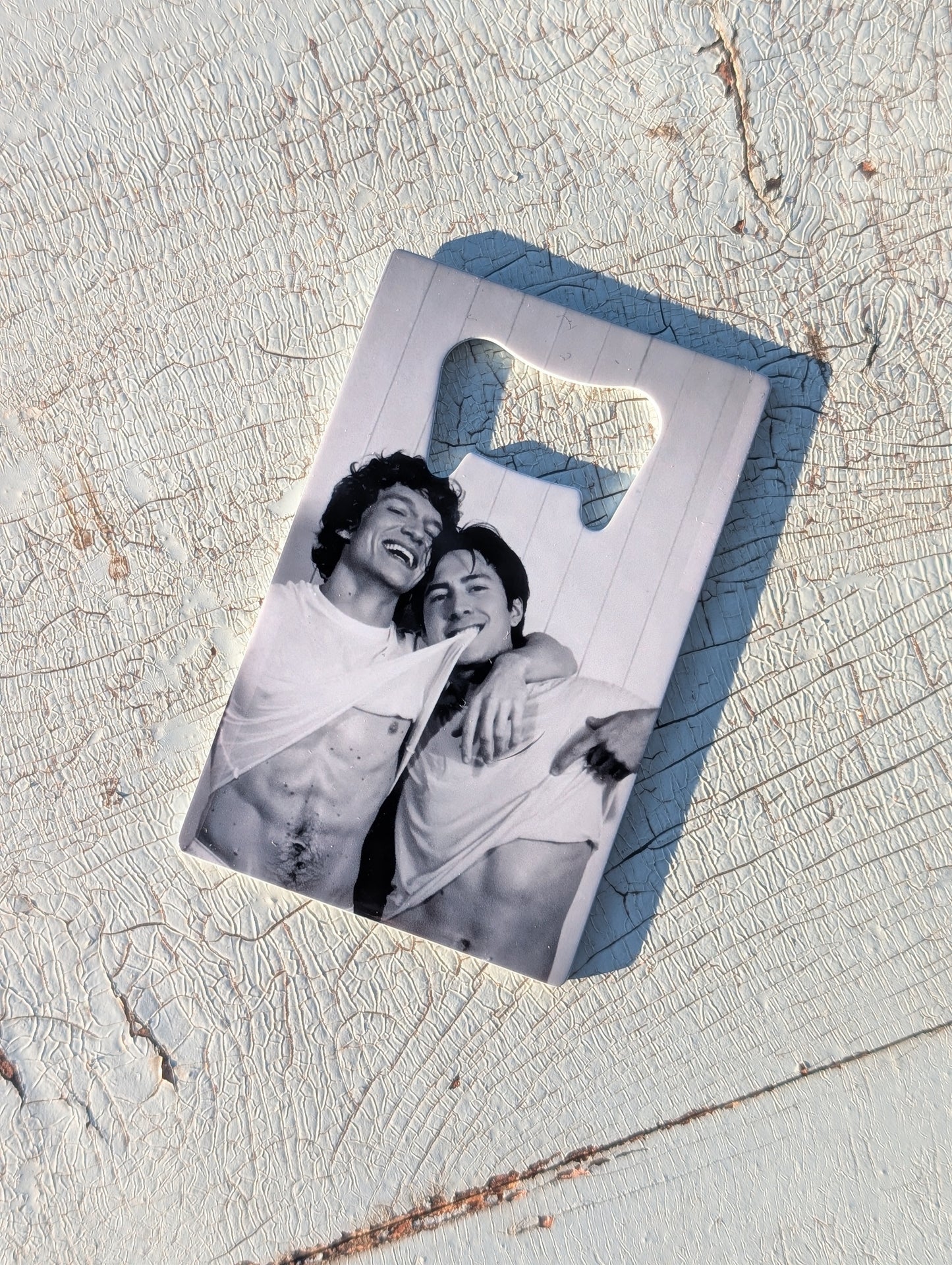 Hockey Romance Wallet Bottle Opener | Stainless Steel Card Bottle Opener