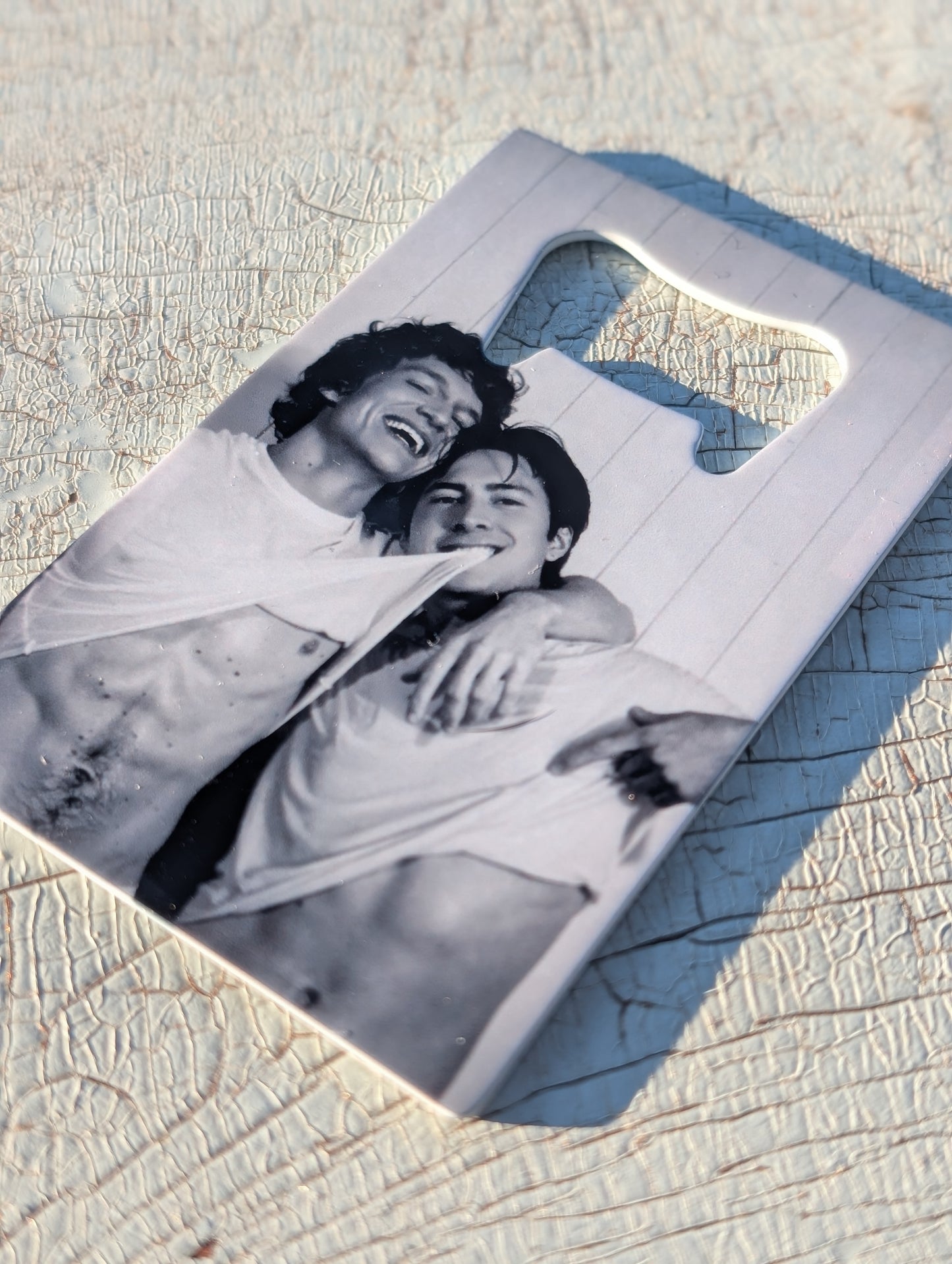 Hockey Romance Wallet Bottle Opener | Stainless Steel Card Bottle Opener
