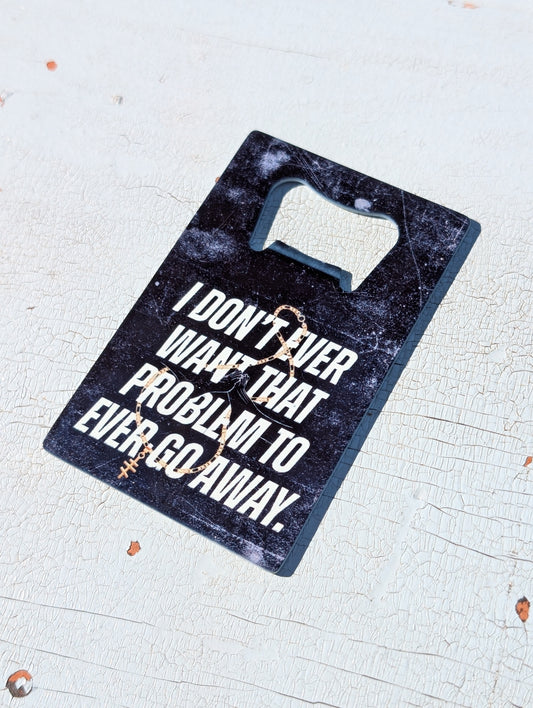 Booktok Hockey Romance Cabin Wallet Bottle Opener | Stainless Steel Card Bottle Opener