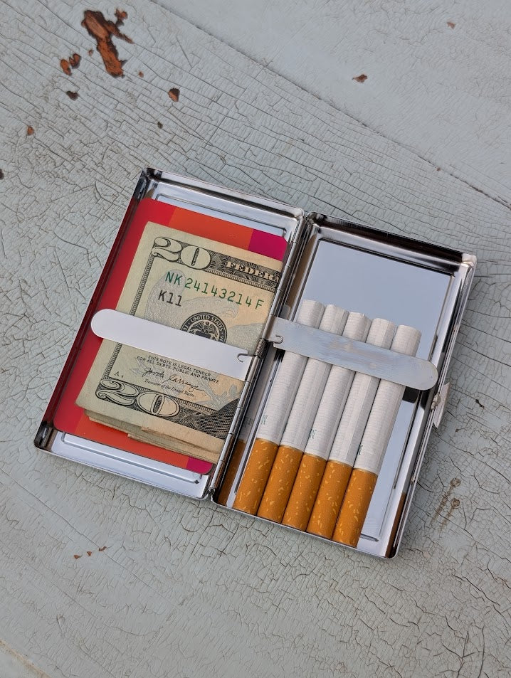 Kpop Straykids Hyunjin Metal Cigarette Case | Slim Wallet & Card Holder