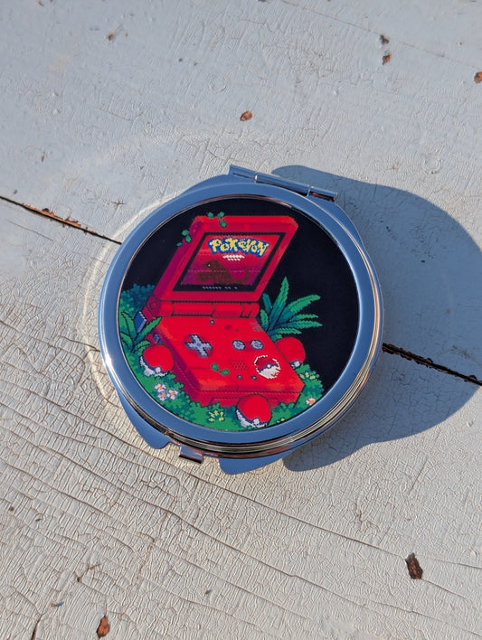 Catch Em' All Compact Mirror | 2.5" Metal Pocket Mirror