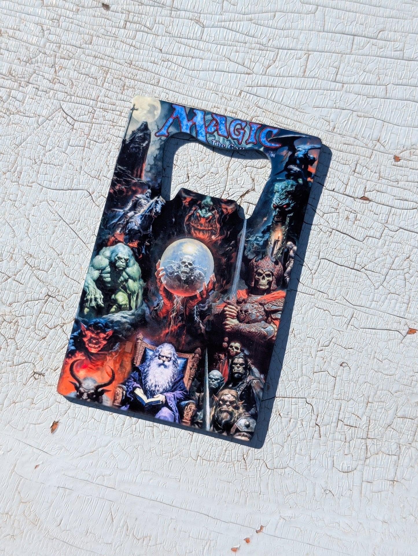 Fantasy Card Game Wallet Bottle Opener | Stainless Steel Card Bottle Opener