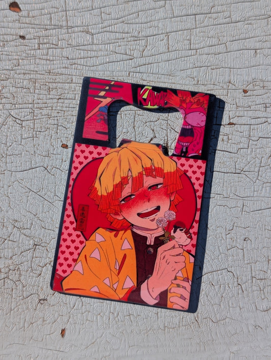 Anime Boyfriend Blush Wallet Bottle Opener | Stainless Steel Card Bottle Opener