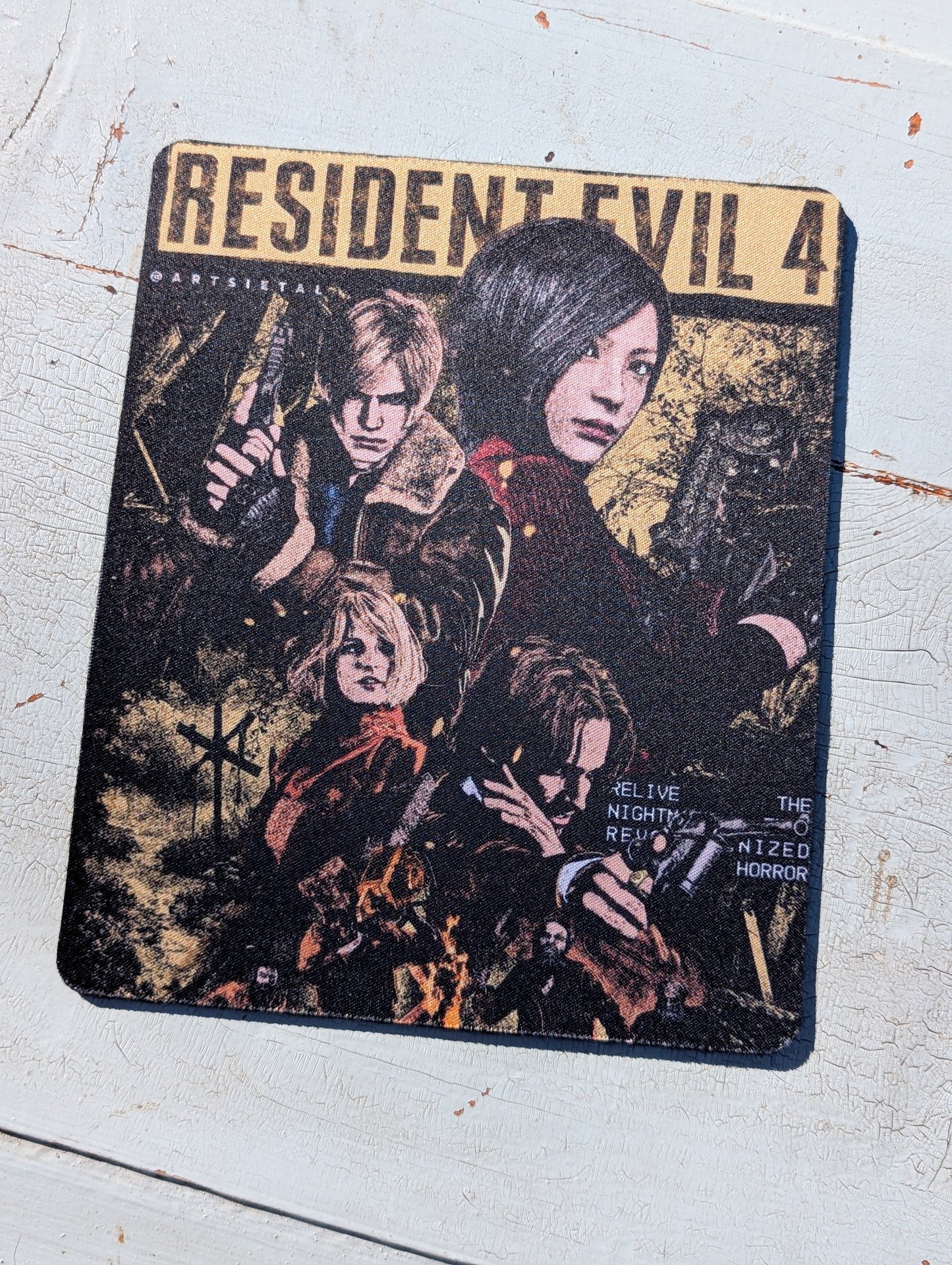 Zombie Horror Game Mouse Pad – Smooth Non-Slip Desk Mouse Pad (8.5 x 7.1 in)