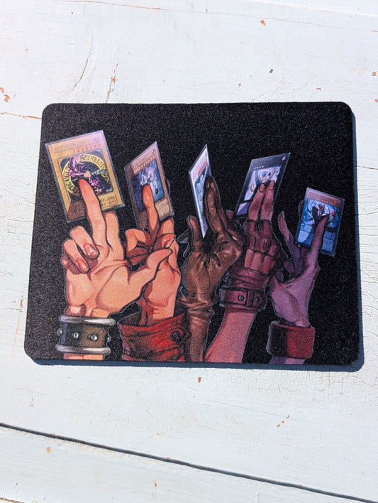 Card Game Set Mouse Pad – Smooth Non-Slip Desk Mouse Pad (8.5 x 7.1 in)